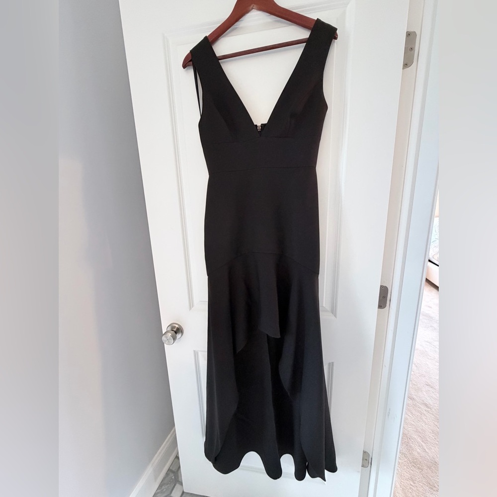 BCBGMaxAzria Black High Low Dress